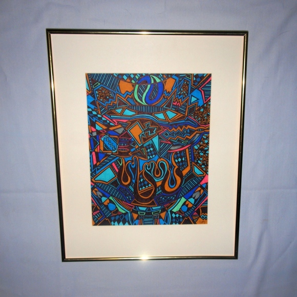Success by Cathy Original Art Framed Abstract Art - Picture 2 of 7